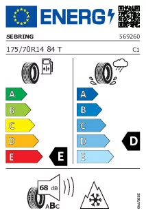 SEBRING 175/70R14 84T FORMULA SNOW+ (601)