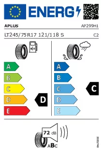 APLUS LT245/75R17 121S ALLTERRAIN A929