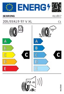 SEBRING 205/55R19 97V ULTRA HIGH PERFORMANCE