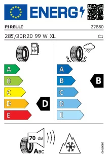 Pirelli 285/30R20 99W XL WINTER 270 SOTTOZERO SERIE II(ALP)