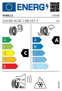 Pirelli 215/65R16C 109T CARRIERR ALL SEASON