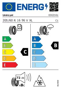 UNIROYAL 205/60R16 96V ALLSEASONEXPERT 3